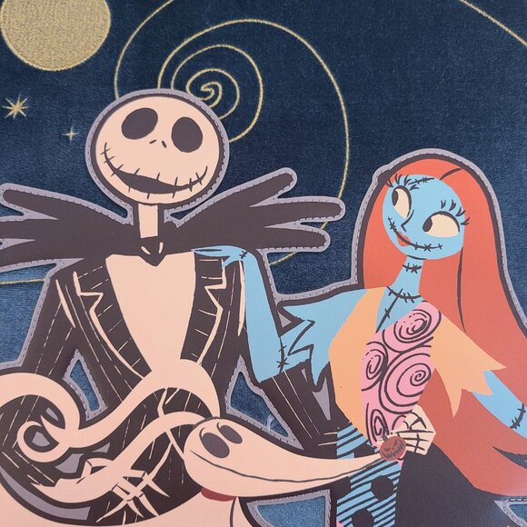 Disney Loungefly Nightmare Before Christmas Jack & Sally Tote Bag - Picture 9 of 11